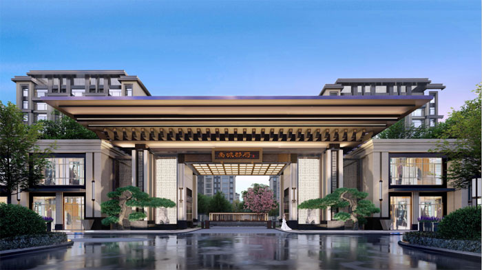 尚城郡府一期项目辽阳市灯塔市11万㎡设计案例