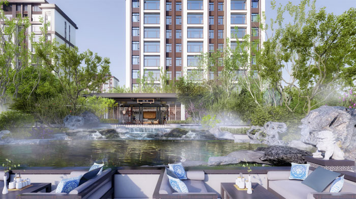 尚城郡府一期项目辽阳市灯塔市11万㎡设计案例