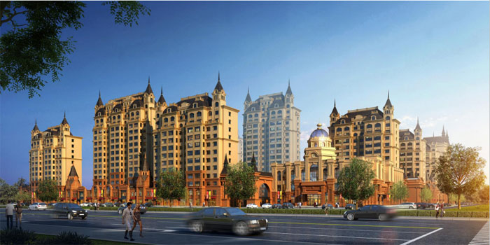 集贤世福汇一期项目双鸭山市集贤县12.8万㎡设计案例