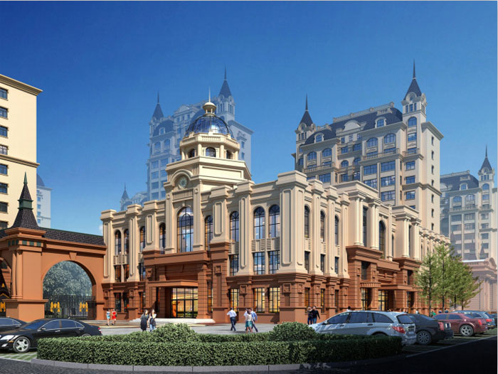 集贤世福汇一期项目双鸭山市集贤县12.8万㎡设计案例