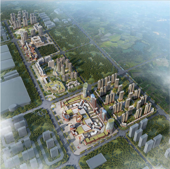 新疆聚铭砂之船奥特莱斯商业集群项目新疆23.2万㎡设计案例