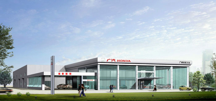 广本4s店B级店设计案例