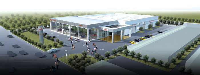 起亚汽车4S店设计案例