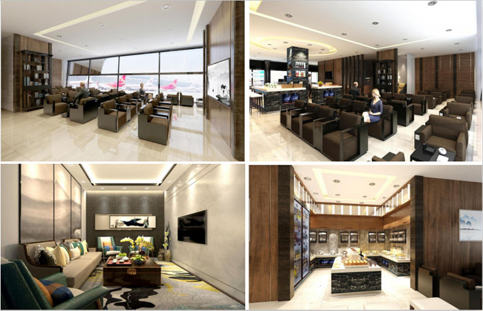 桃仙机场头等舱候机室项目辽宁省沈阳市260㎡设计案例