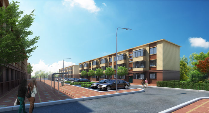 辽宁盘锦东合社区规划设计案例