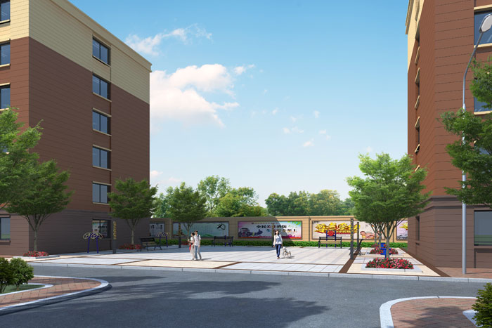 辽宁盘锦东合社区规划设计案例