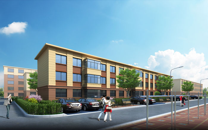 辽宁盘锦东合社区规划设计案例