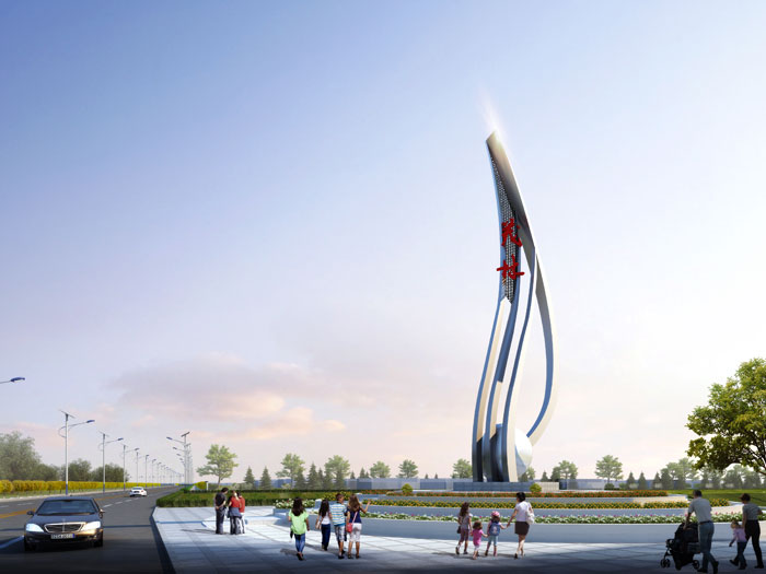 洛阳市洛龙区关圣街关林广场道路景观设计